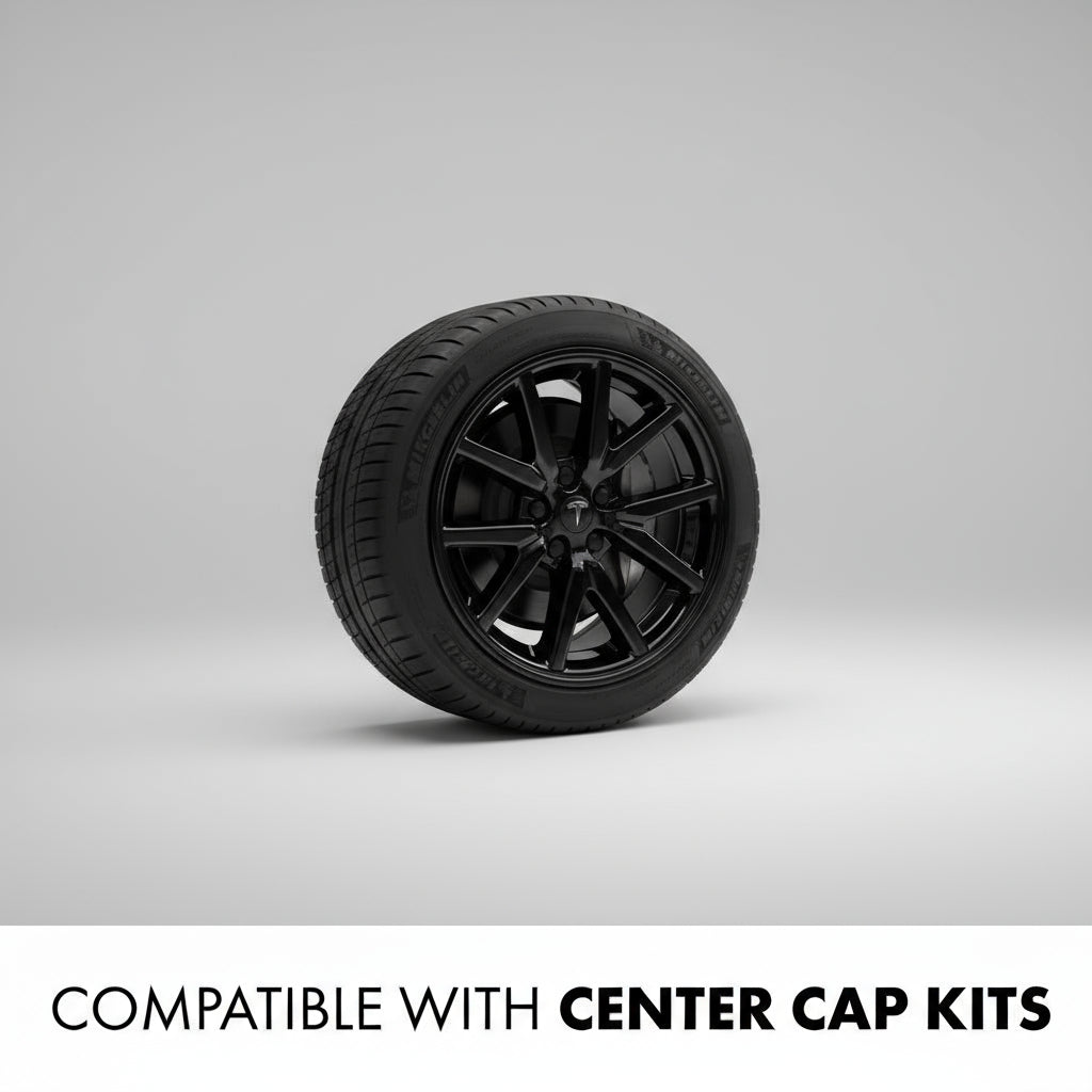 Mayde 18-Inch Wheel Covers Fits 2017-2023 Tesla Model 3 Rims, Replacement Hub...