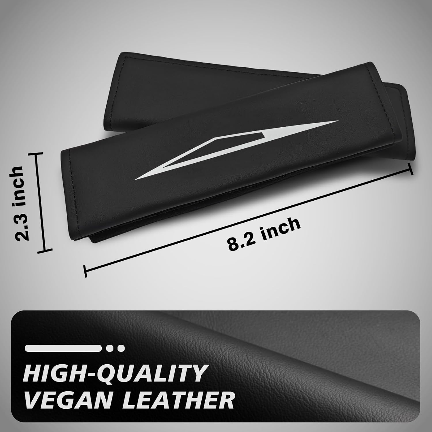 Seat Belt Pads Compatible with Tesla Cybertruck 2024 2025 Accessories 2 Packs Seat Belt Cushion Cover Adjuster Comfort Shoulder Neck Protector (V2)