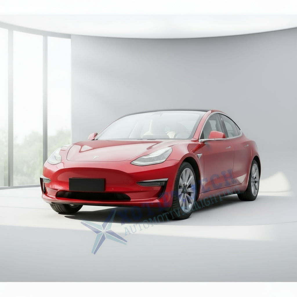 For Tesla Model 3 2017-2023 Front Fog Light Trim Eyebrow Cover Tesla Accessories