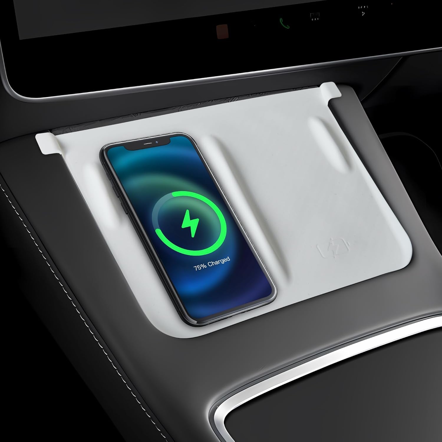 Center Console Cover 3Pcs Designed for Tesla Model 3/Y 2021-2025(Not for Model 3 Highland/Model Y Juniper),Center Console Accessories for Model 3/Y Interior White