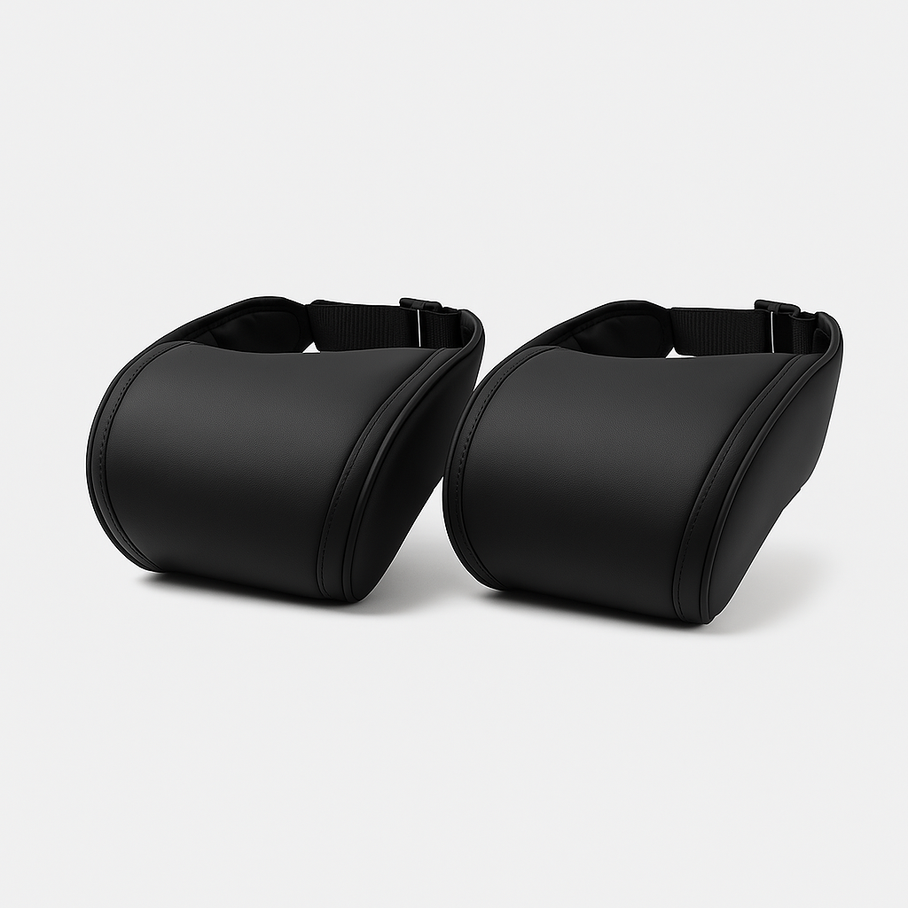 Leather Memory Foam Neck Pillow – Model 3/Y/X