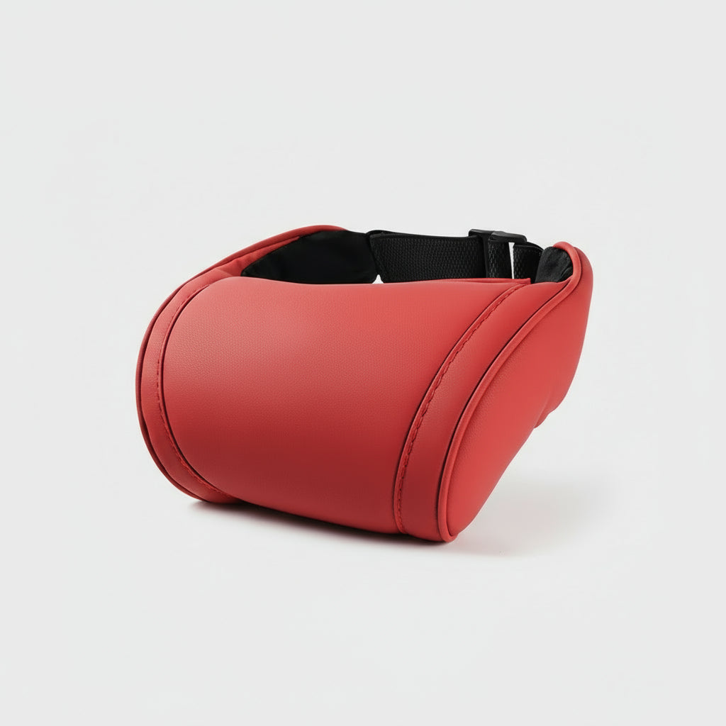 KJOY Seat Headrest Travel Rest Neck Pillow PU Leather Neck Pillow Memory Foam Pillows Car Accessories Used for Tesla Model3/Y/X