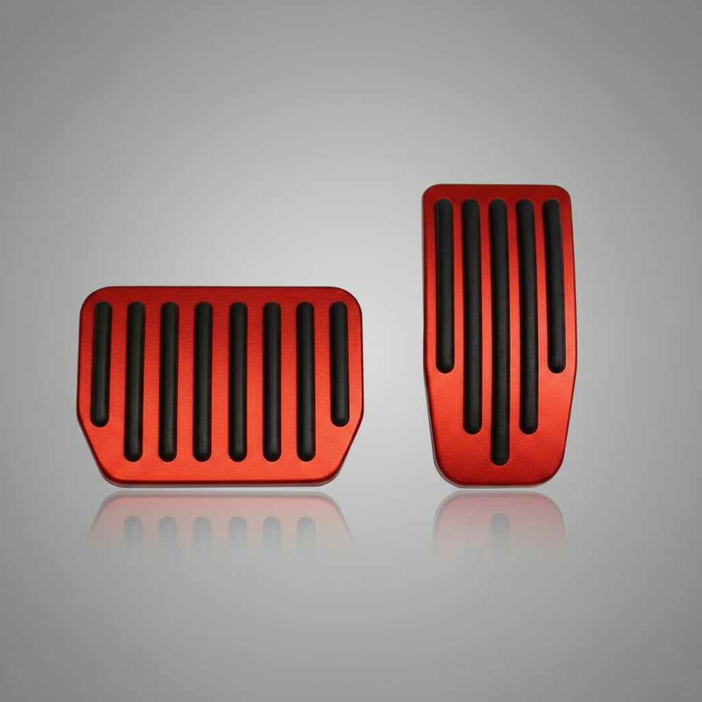 For Tesla Model Y 3 Highland Upgrade Foot Pedal Pads Cover Non-Slip Accelerator Brake Rest Performance Aluminum Mats Accessories