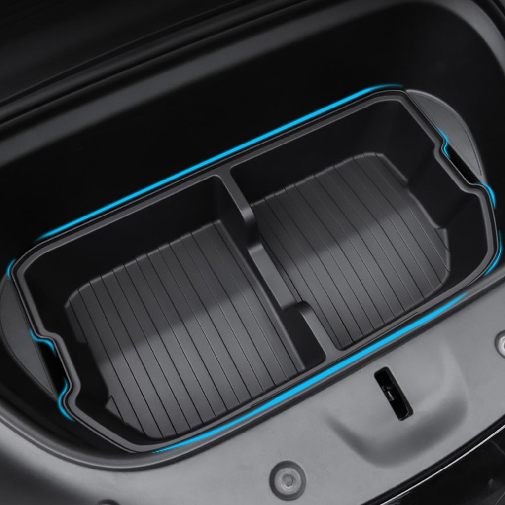 Front Trunk Organizer Tray Storage TPE Storage Box for 2021-2023 Tesla Model Y