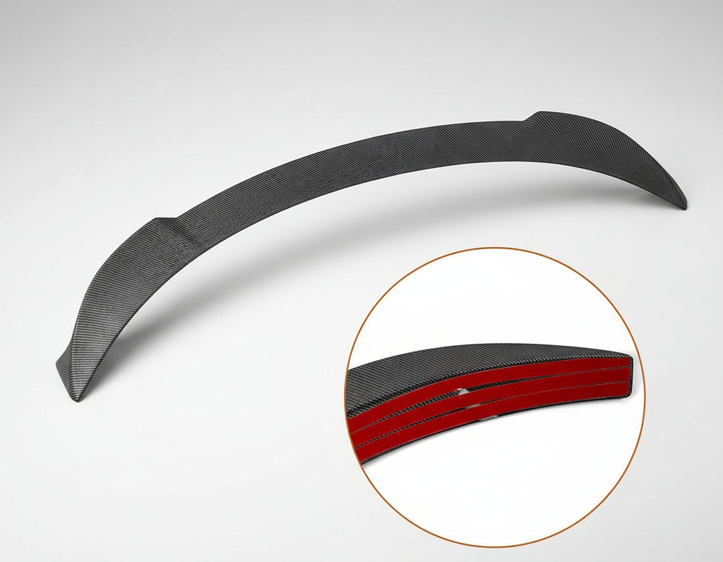 Spoiler Wing Compatible with 2017-2023 Tesla Model 3 Spoiler Wing Sports Cars Rear Spoiler Car Styling Kits Tesla Model 3 Accessories (Matte Carbon Fiber Pattern)