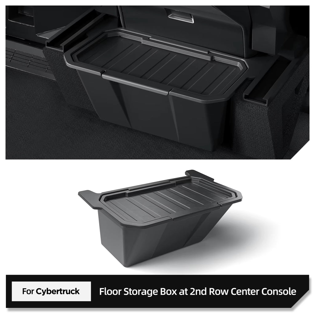 For Tesla Cybertruck Rear Seat Storage Box under Air Vent Storage Case Trash Can Organizer Car Interior Accessories 2024 1Pc
