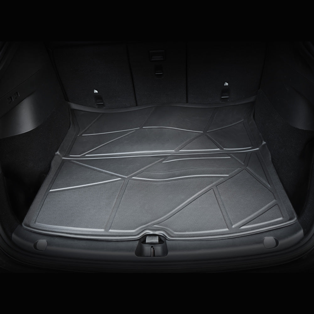 All-Weather TPE Floor Mats for Tesla Model Y 2021-2022 Model 3 2023-2025 - Waterproof, Anti-Slip, Full Coverage Car Floor Liners 6 PCS Set