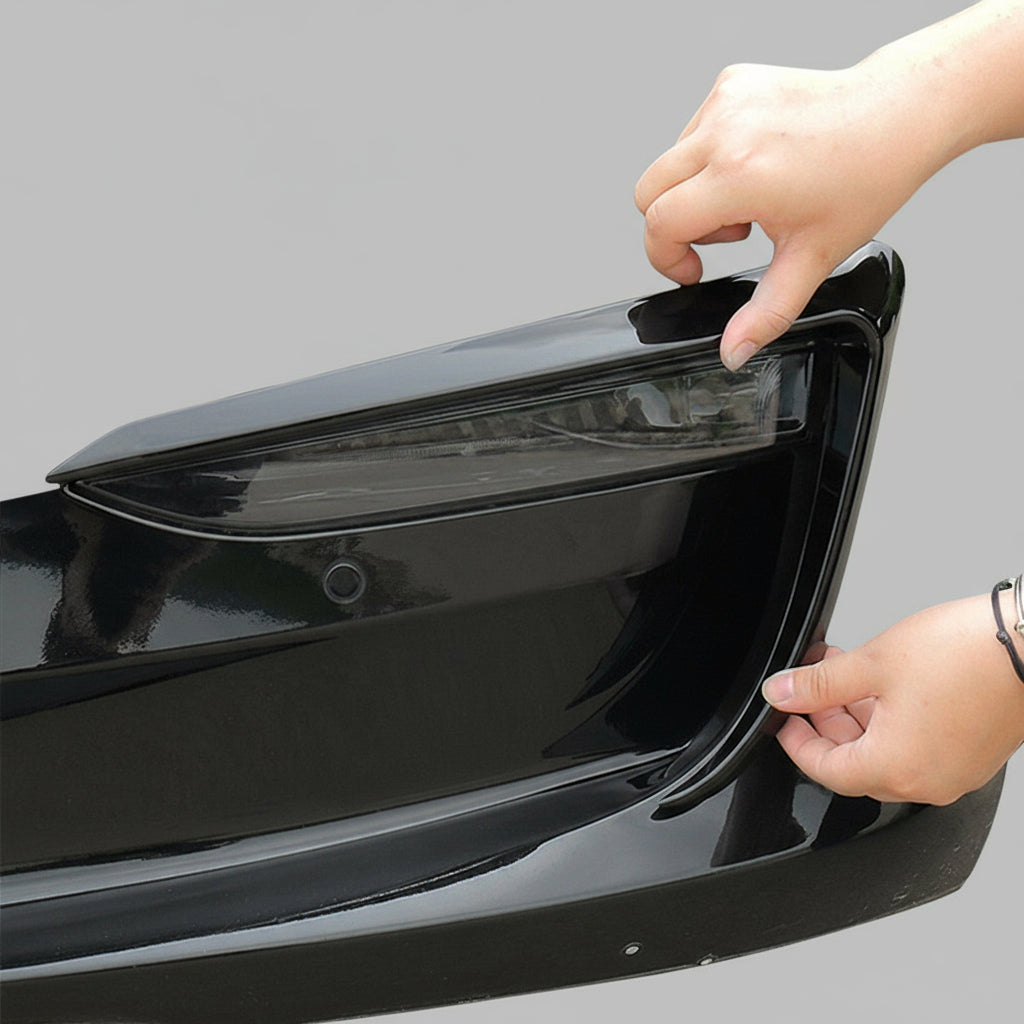 For Tesla Model 3 2017-2023 Front Fog Light Trim Eyebrow Cover Tesla Accessories