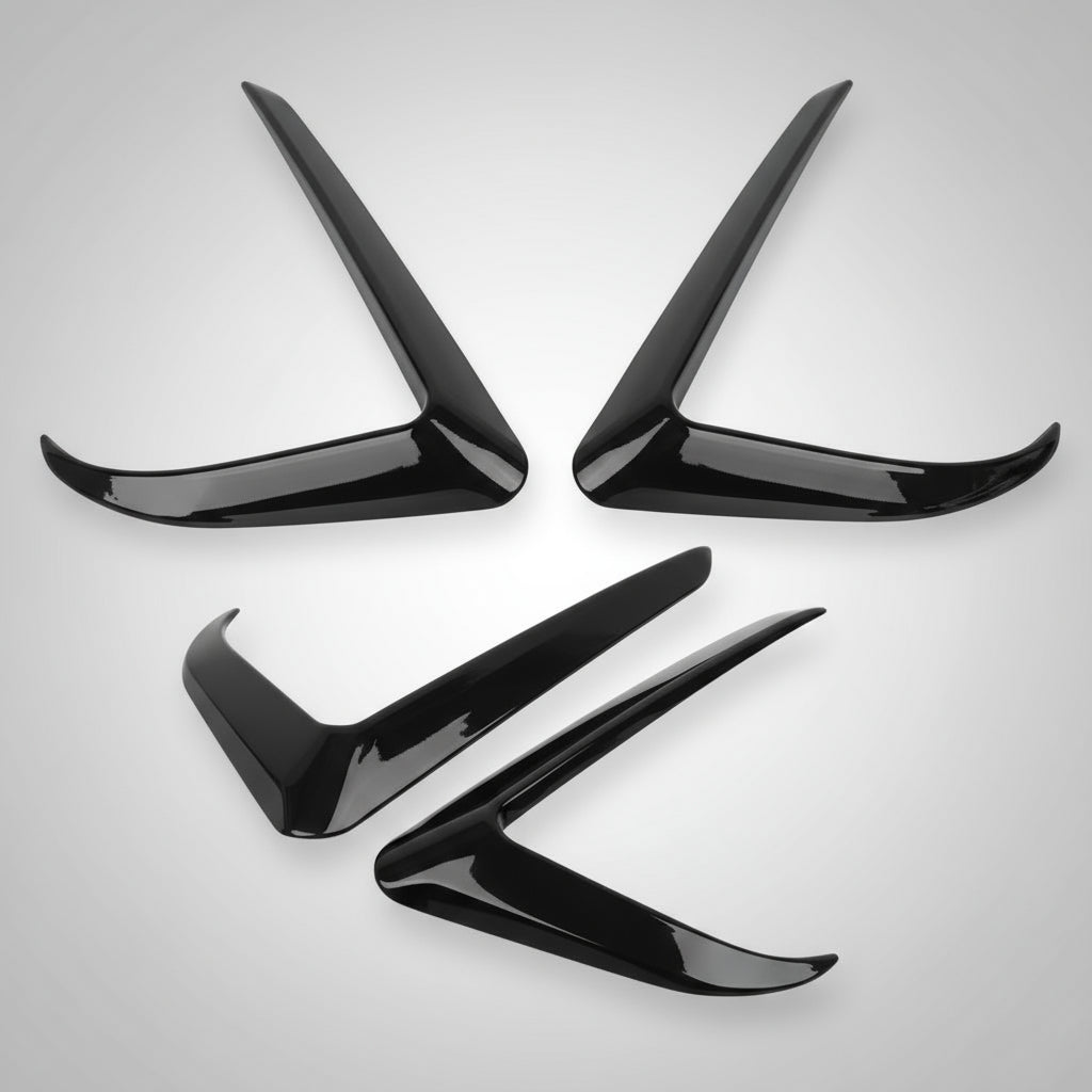 For Tesla Model 3 2017-2023 Front Fog Light Trim Eyebrow Cover Tesla Accessories