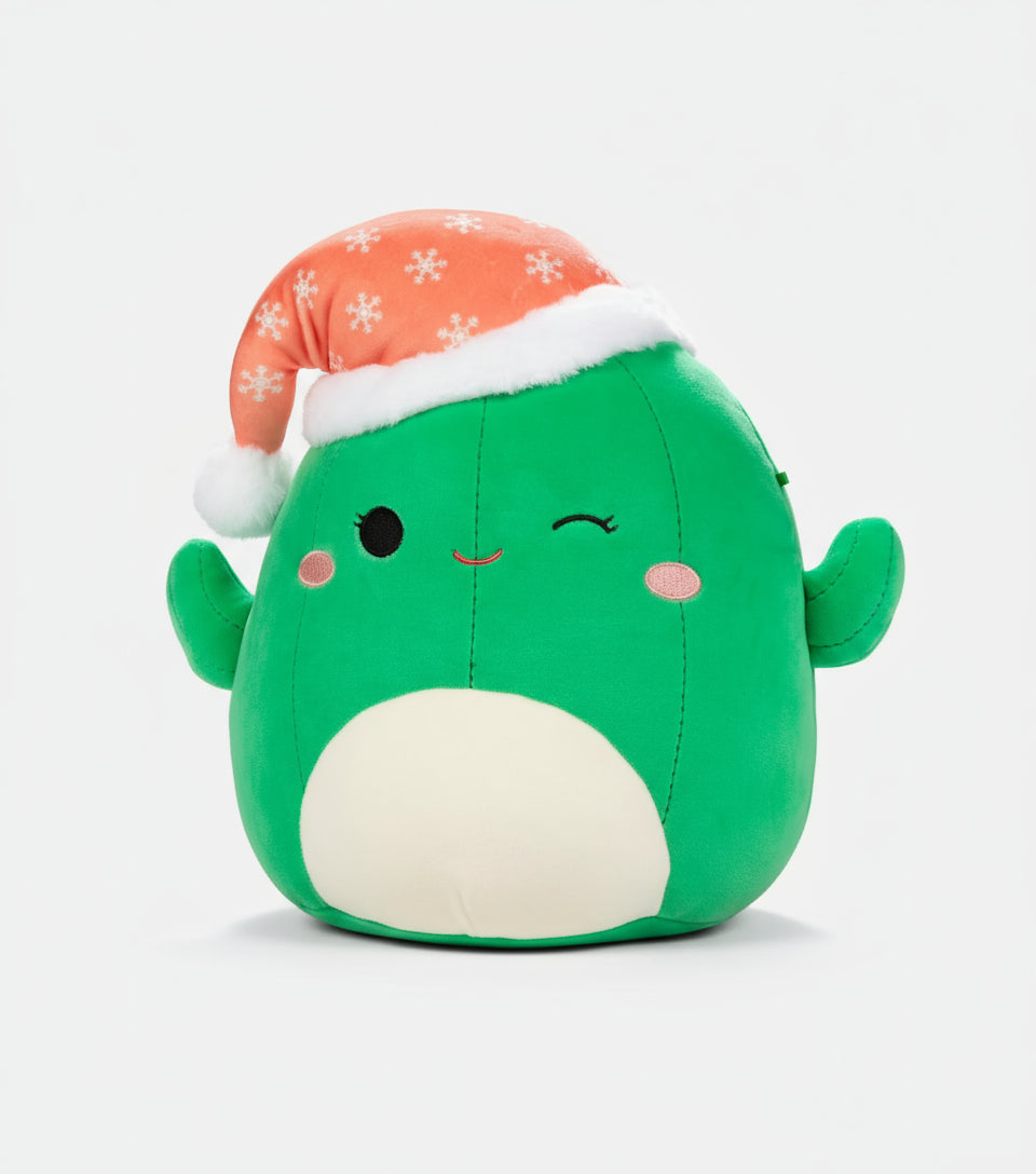 10-Inch Maritza the Cactus W Red Hat- Official  Plush - Collectible Soft & Squishy Stuffed Animal Toy - Add to Your Squad - Gift for Kids, Girls & Boys