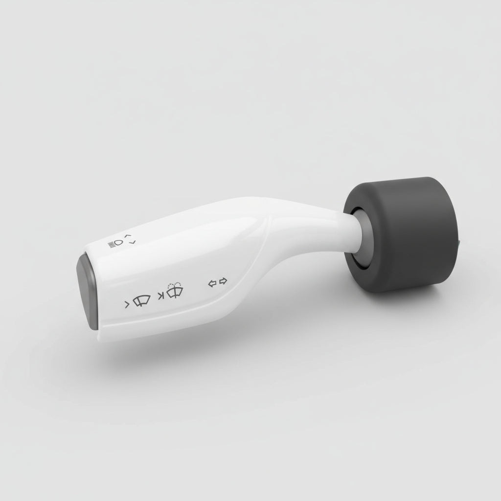 Steering Lever Cover for Tesla Model 3/Y, Gear Shift Cover Accessory - Decorative Cover (White)