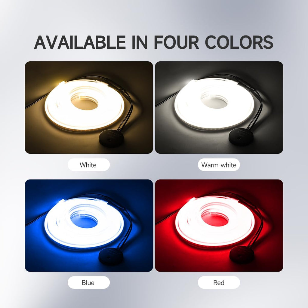 Trunk LED Light Strip for 2022-2026 Tesla Model Y Trunk Cargo Ambient Lighting for New Tesla Model Y 2025 Refresh (Juniper) Trunk Accessories Ambient Lights Sensor Auto On/Off Waterproof (Warm White)