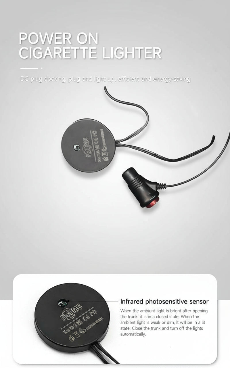 Trunk LED Light Strip for 2022-2026 Tesla Model Y Trunk Cargo Ambient Lighting for New Tesla Model Y 2025 Refresh (Juniper) Trunk Accessories Ambient Lights Sensor Auto On/Off Waterproof (Warm White)