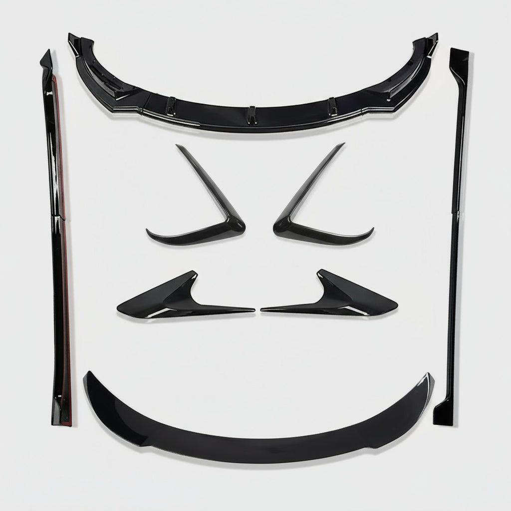 Retrofit Body Parts Kit for 2017-2022 Tesla Model 3 Accessories (Glossy Black)