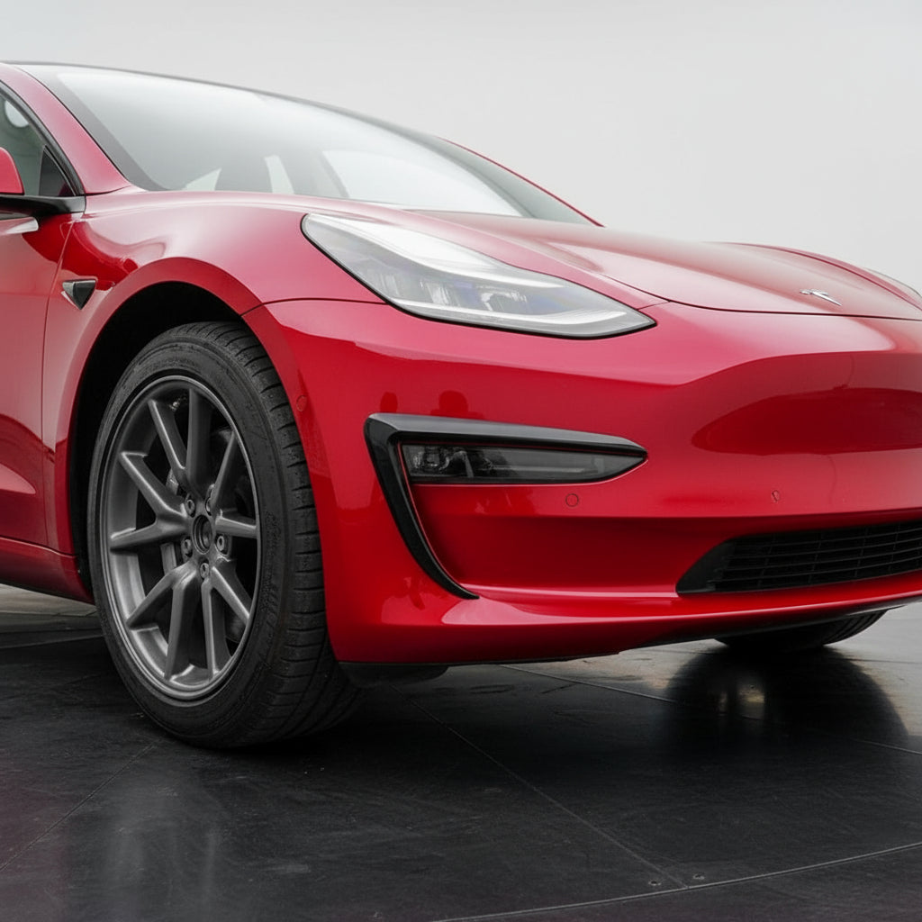 For Tesla Model 3 2017-2023 Front Fog Light Trim Eyebrow Cover Tesla Accessories