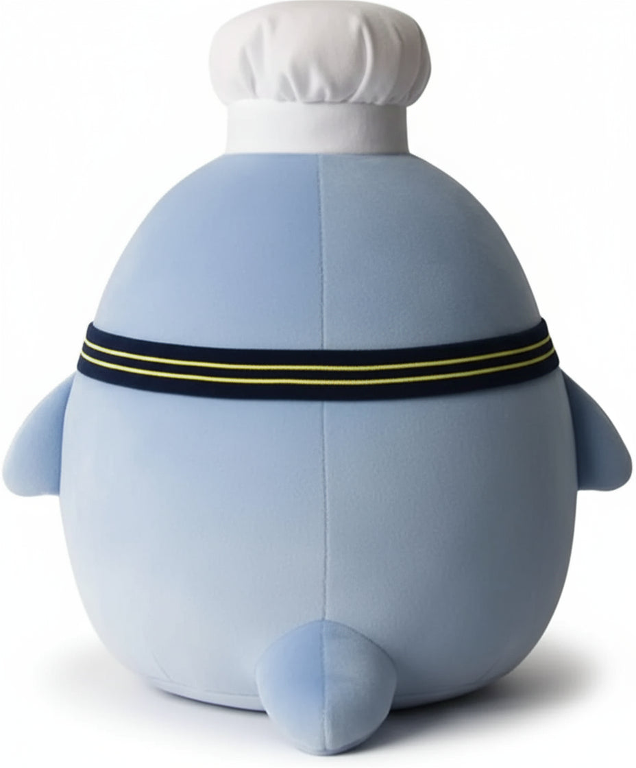 Samir Blue Whale with Sailor Hat 8-Inch Stuffed Plush