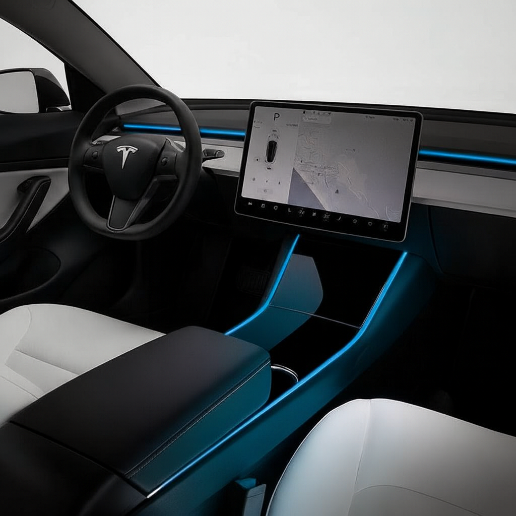 Interior Car Neon Lights - Model 3/Y