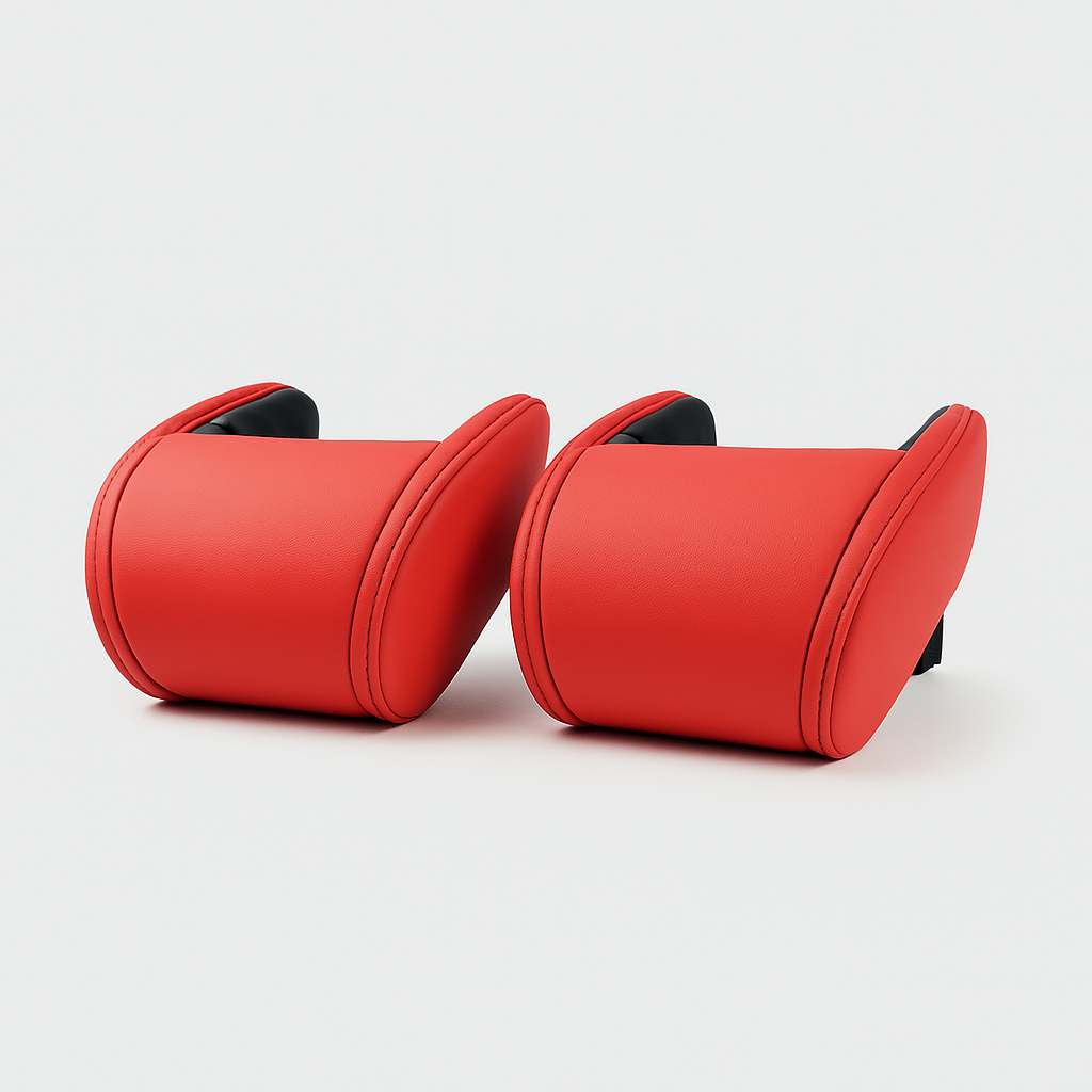 Leather Memory Foam Neck Pillow – Model 3/Y/X