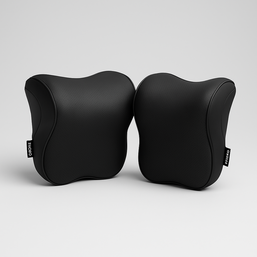 Ergonomic Memory Foam Neck Pillow Set