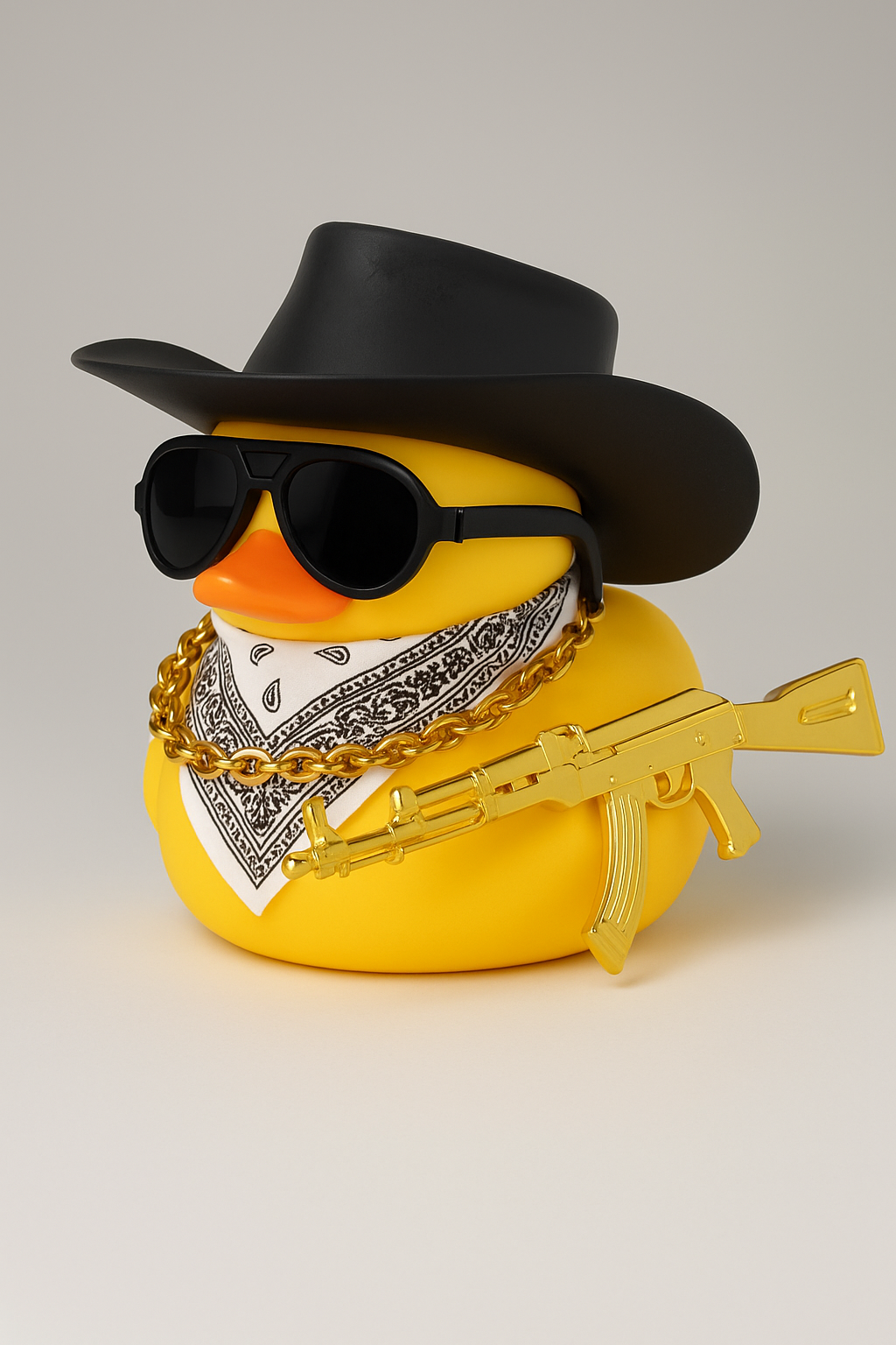 Cowboy Rubber Duck Ornament – Model 3/Y/S/X/Cybertruck