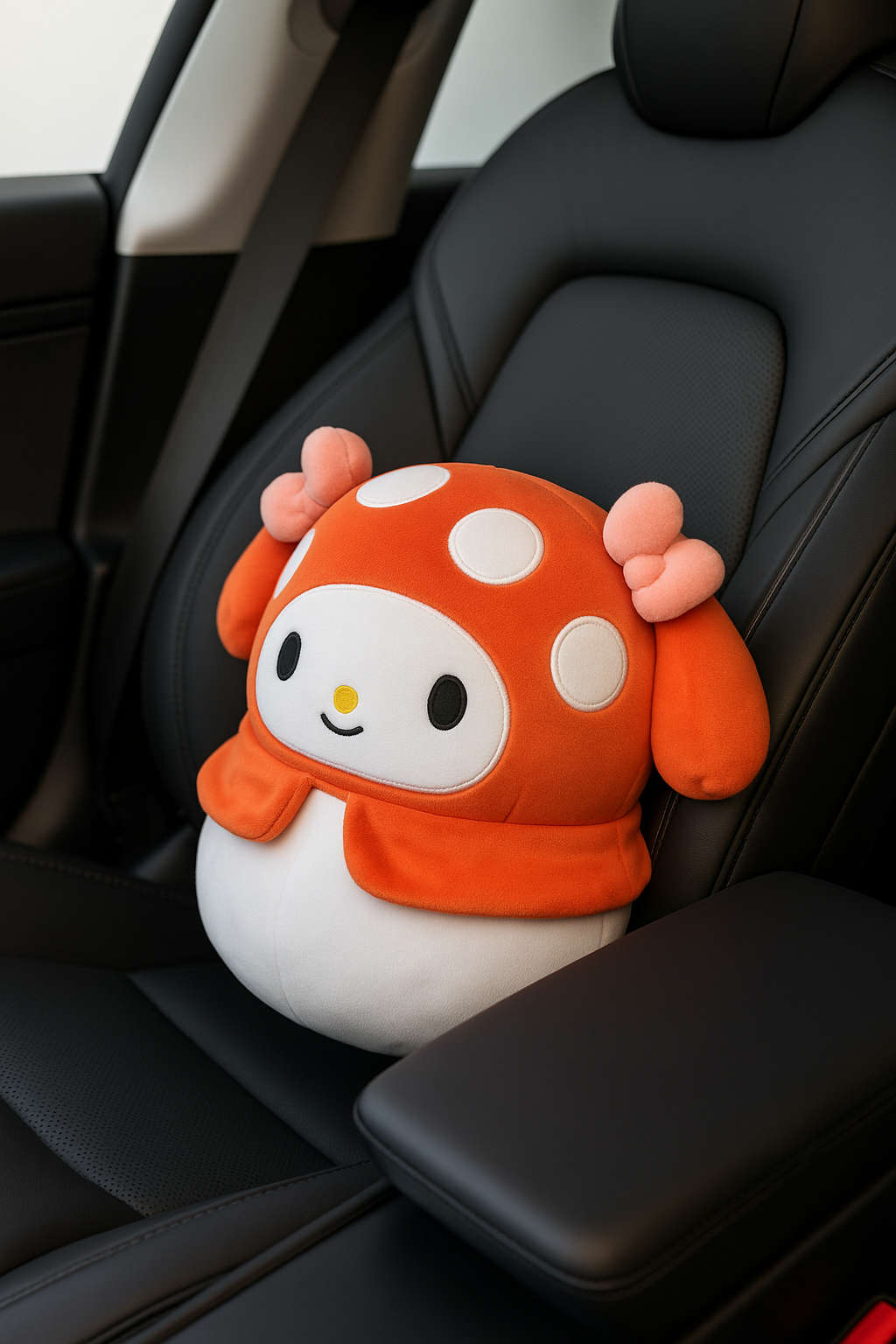 My Melody Mushroom Plush – Model 3/Y/S/X/Cybertruck