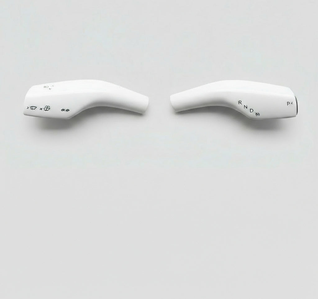 Steering Lever Cover for Tesla Model 3/Y, Gear Shift Cover Accessory - Decorative Cover (White)