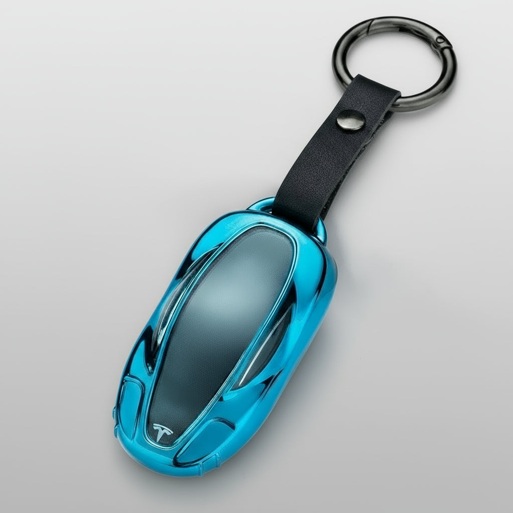 for Model ３ Key Cover Tesla Model ３ Key for Tesla Key Fob Cover(Blue)