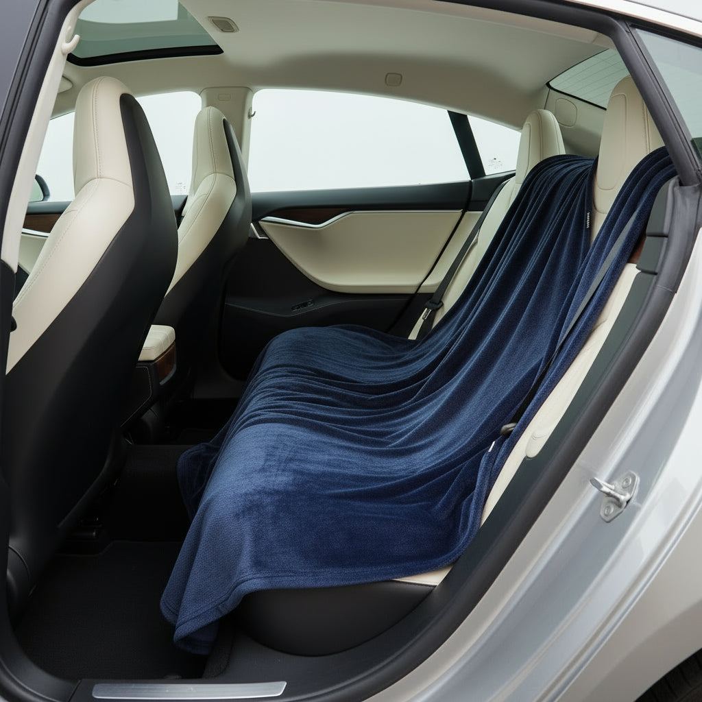 Fleece Throw Blanket for Couch, Sofa, 300GSM Super Soft and Warm Blankets, Navy Blue Throw All Season Use, Cozy, Plush, Lightweight, 50X60 Inches